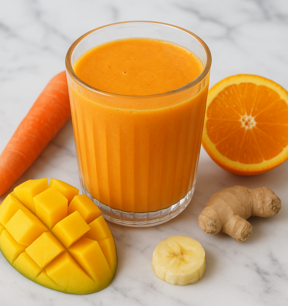 smoothiemangokarotteingwer