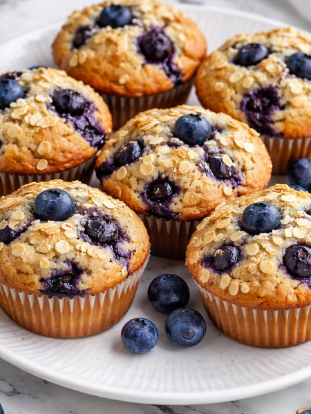 blaubeerenmuffinsmithaferflocken